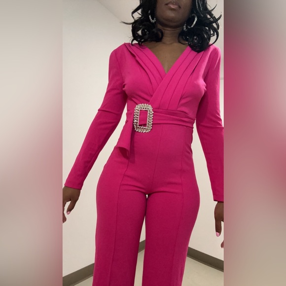 Fuchsia Jumpsuit 💗 - Picture 3 of 4